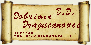 Dobrimir Dragucanović vizit kartica